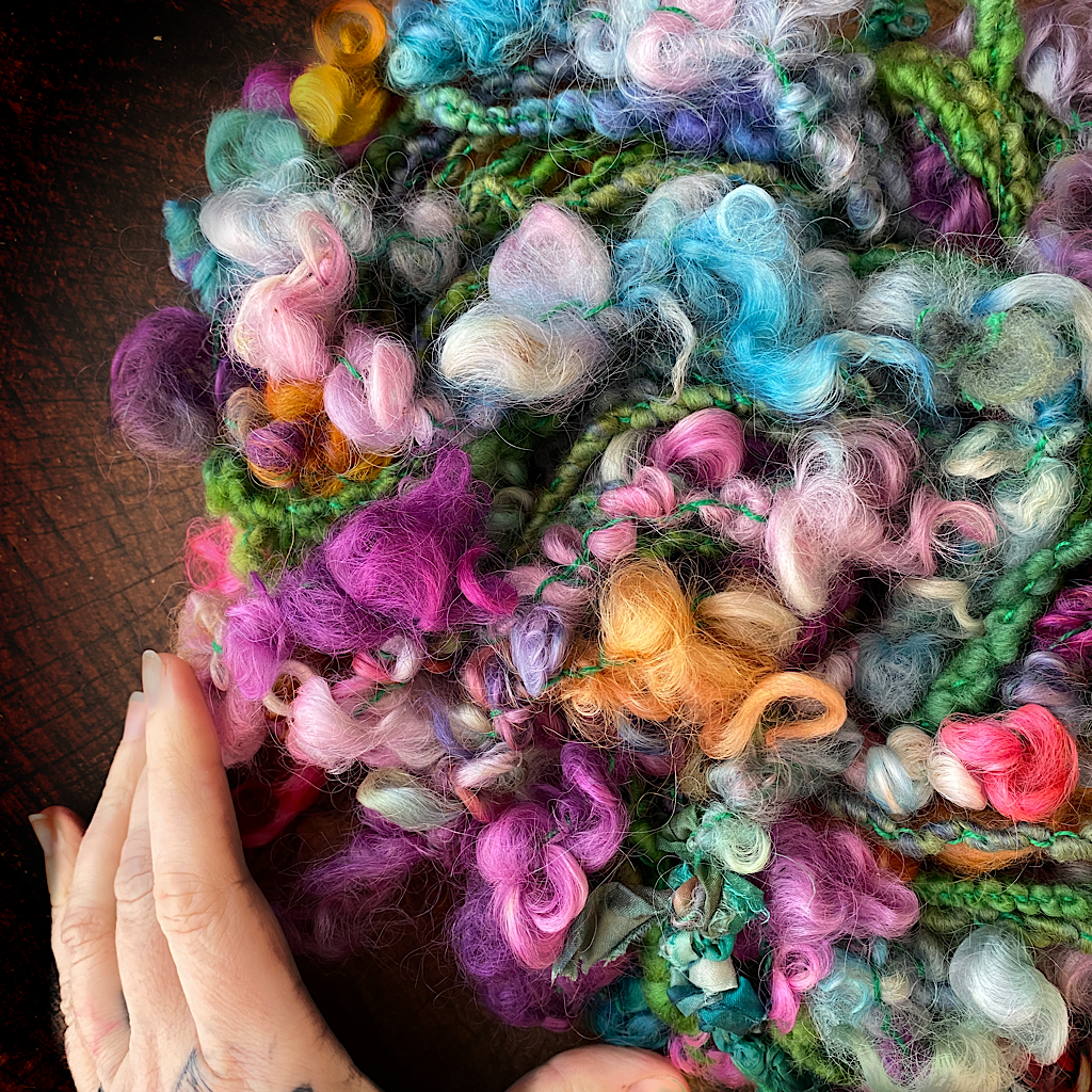 Spring is here Art yarn