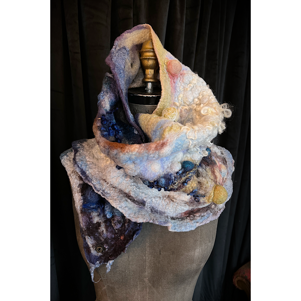 2022 Landscape serie  - felted scarf