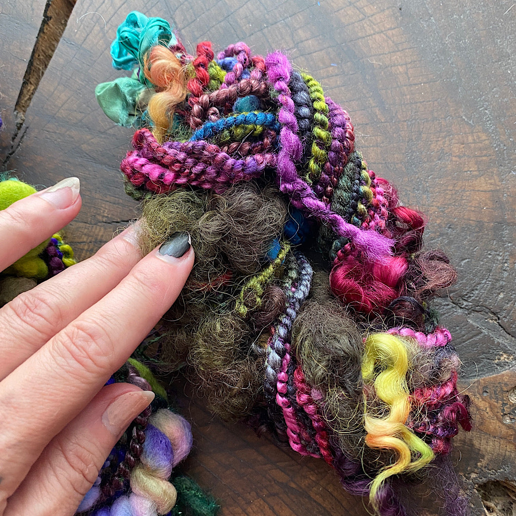 Weaver / knitters minis art yarn set