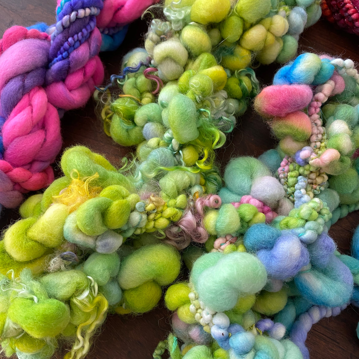 Set of mini skeins of Art yarn