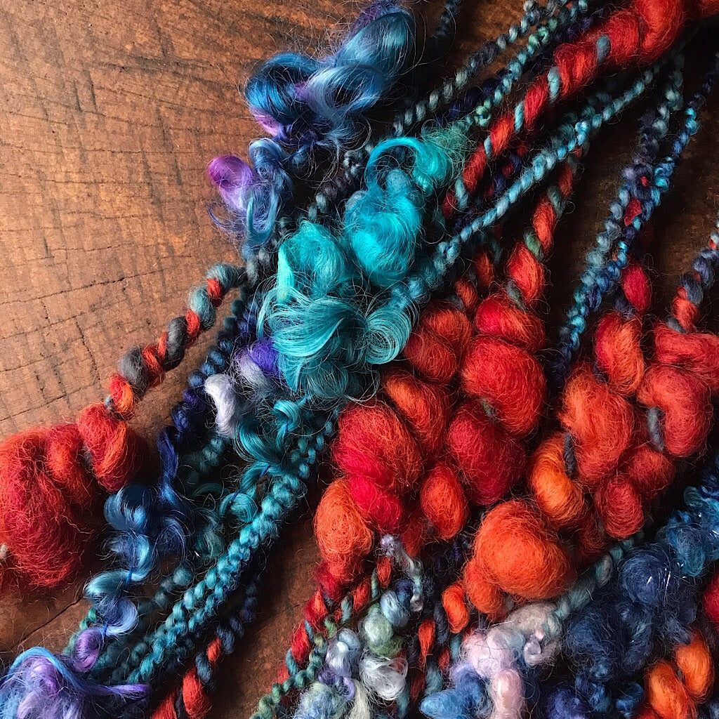 Bleuets Canneberges Art yarn