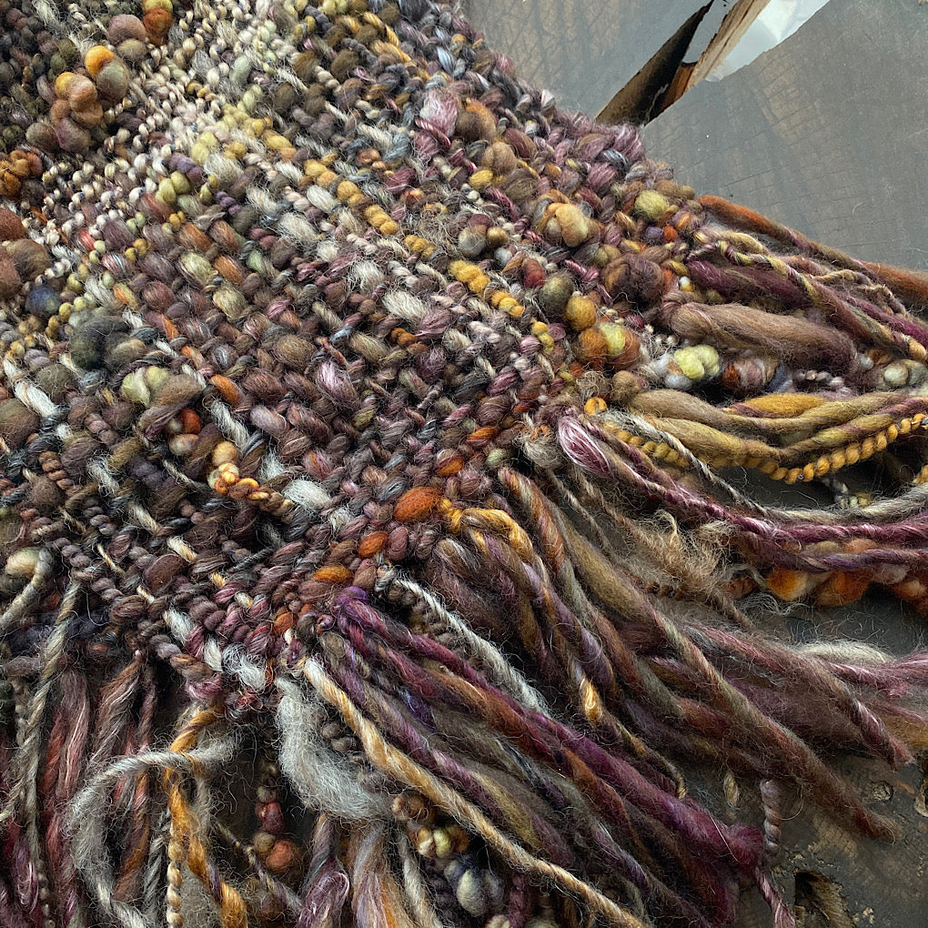 Scarf - Birch wood - merino silk tencel