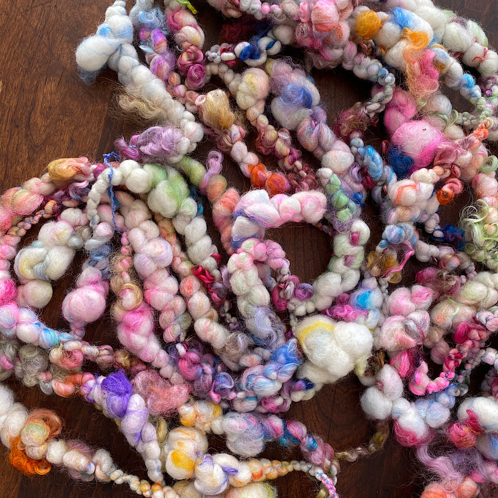 Easter bouquet Jumbo boucle art yarn