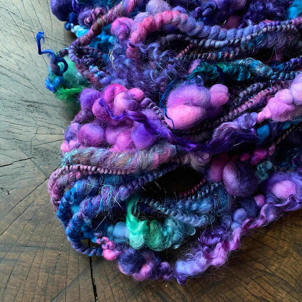 One spell only - Silk and sparkles art yarn