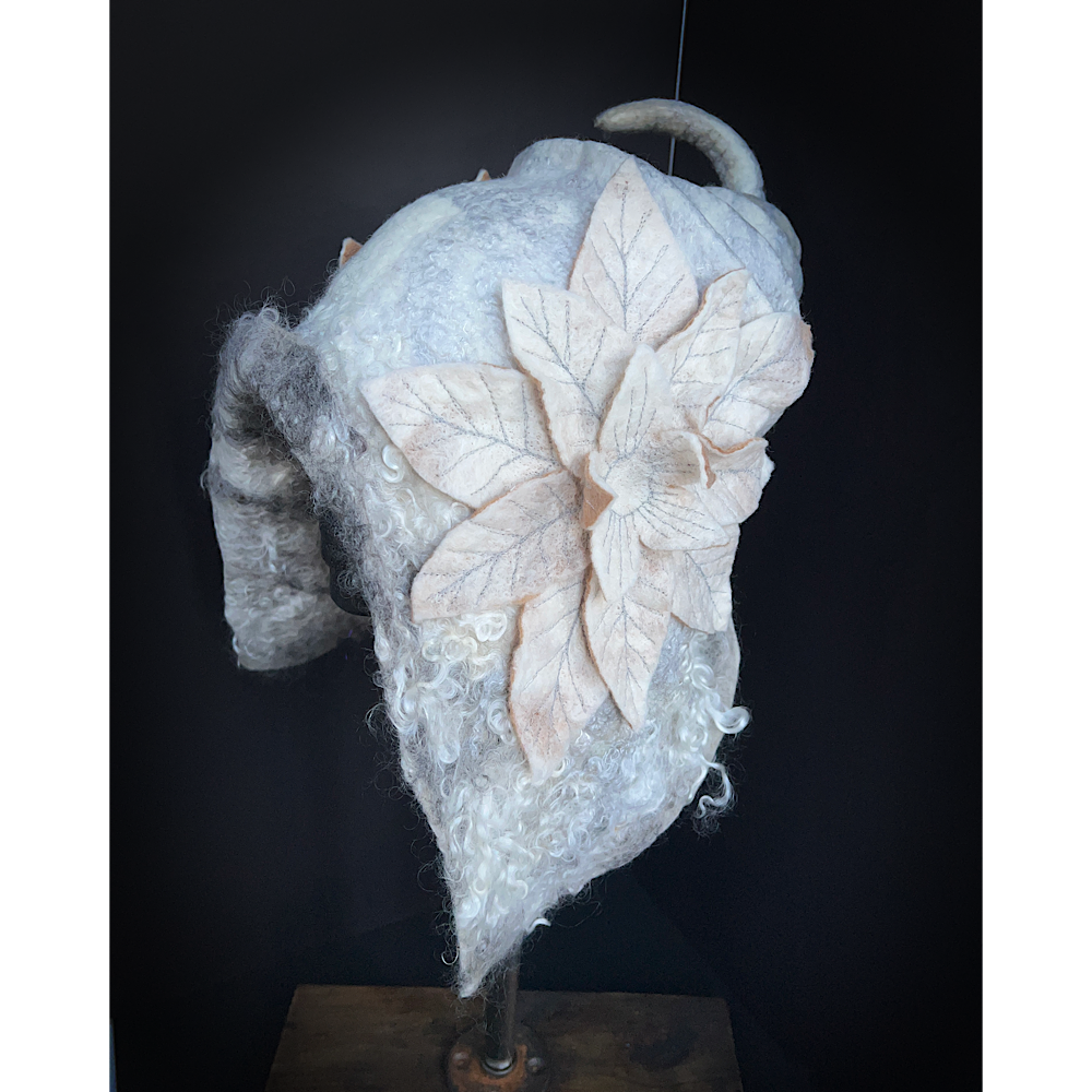 Felted fairy hood 23-24”
