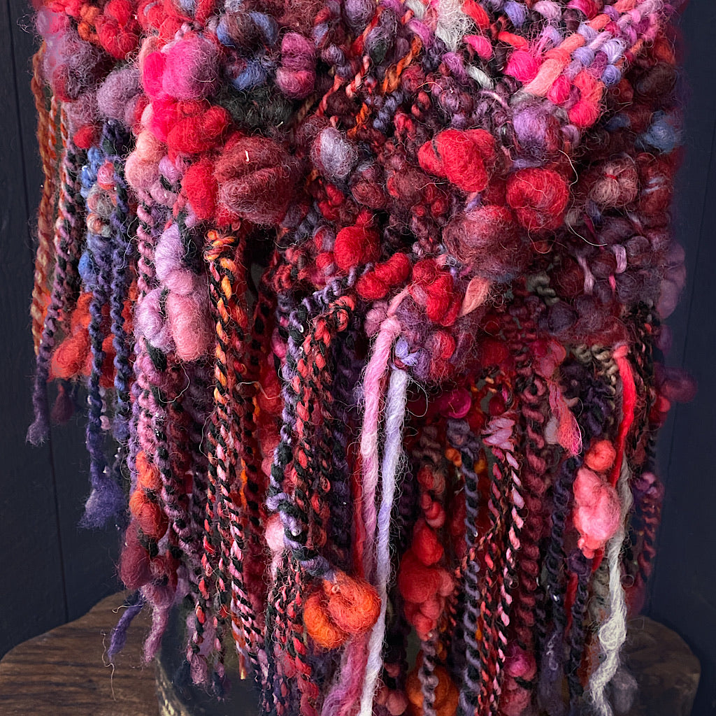 Christmas woven scarf