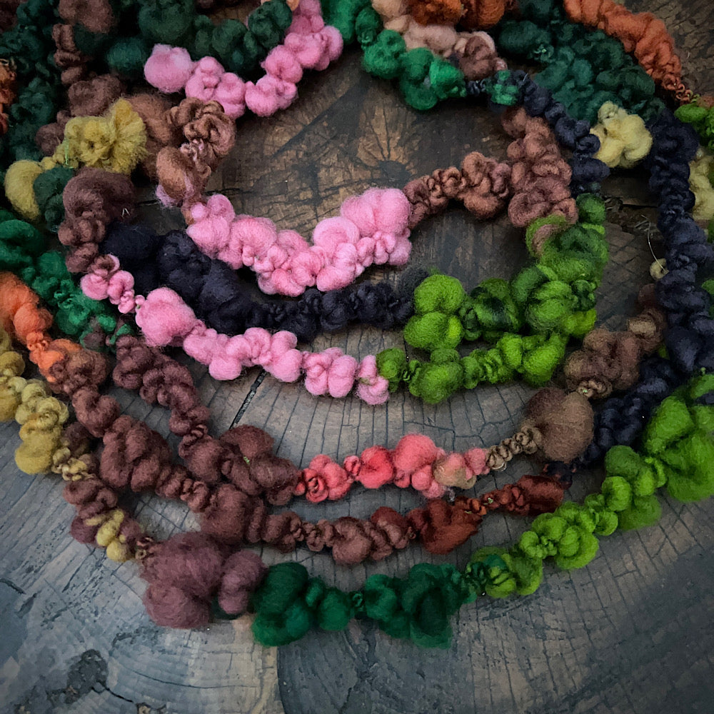 Woodland - art yarn boucle