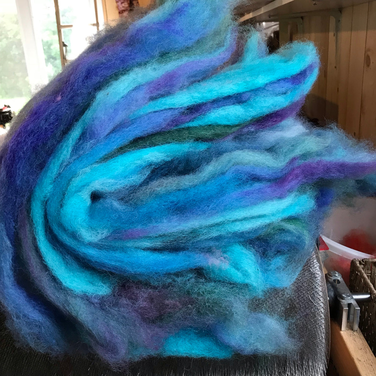 Location de cardeuse Carding rental - Mynoush