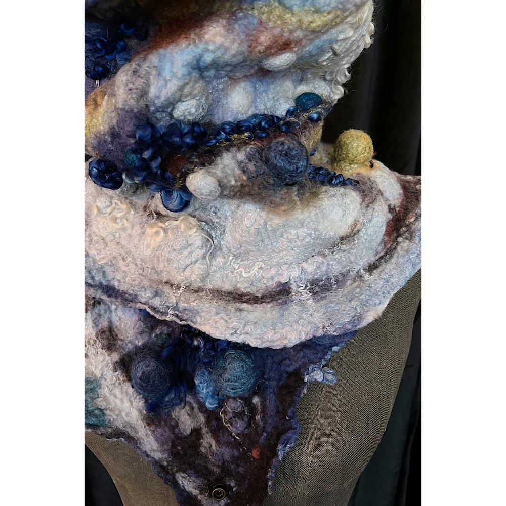2022 Landscape serie  - felted scarf