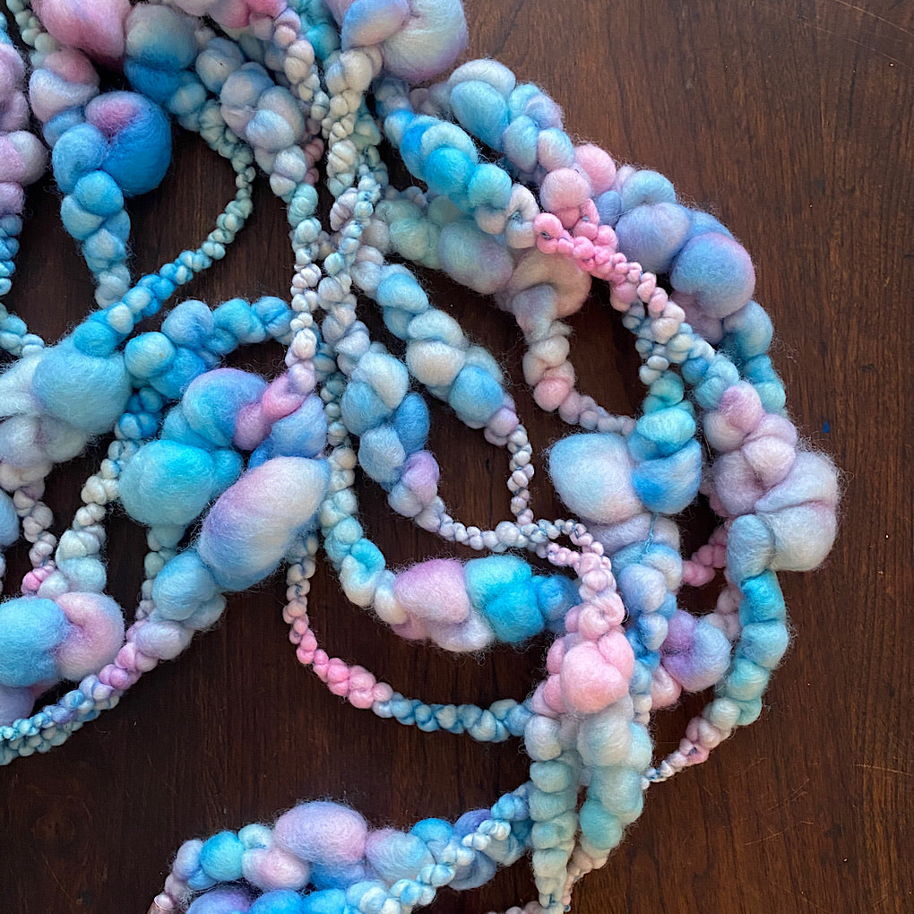 Baby valentine Jumbo boucle Art yarn