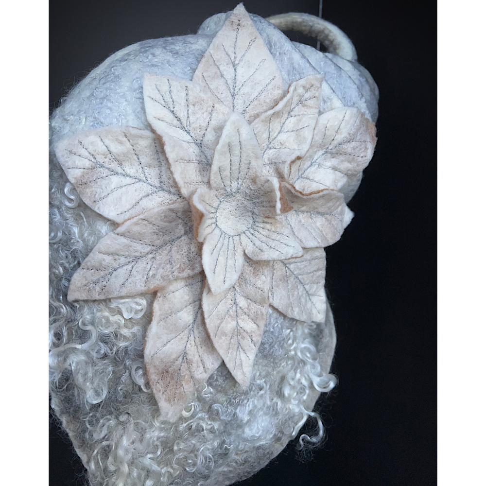 Felted fairy hood 23-24”