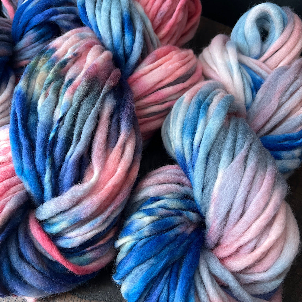 Fluffy yarn set of 3 skeins