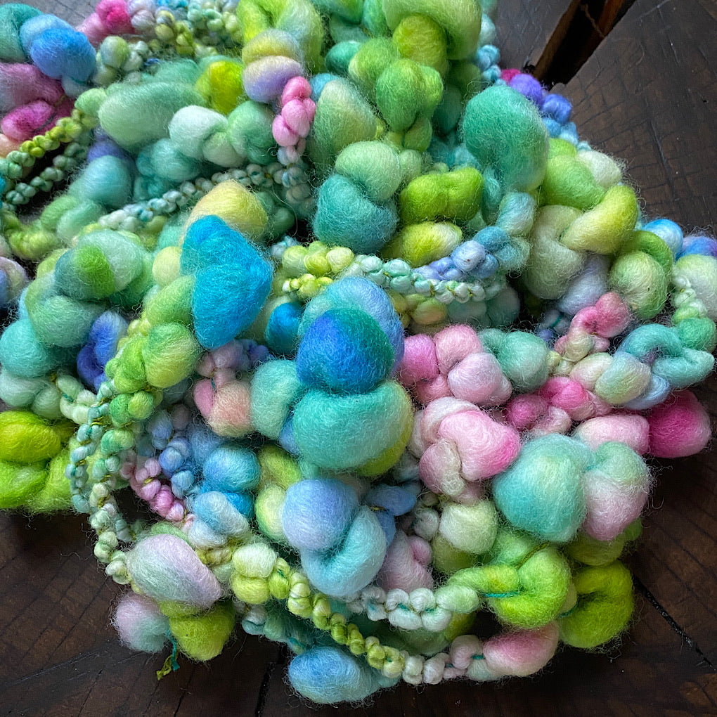 Jardin fleuri Jumbo boucle Art yarn