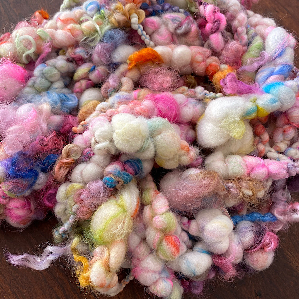 Easter bouquet Jumbo boucle art yarn
