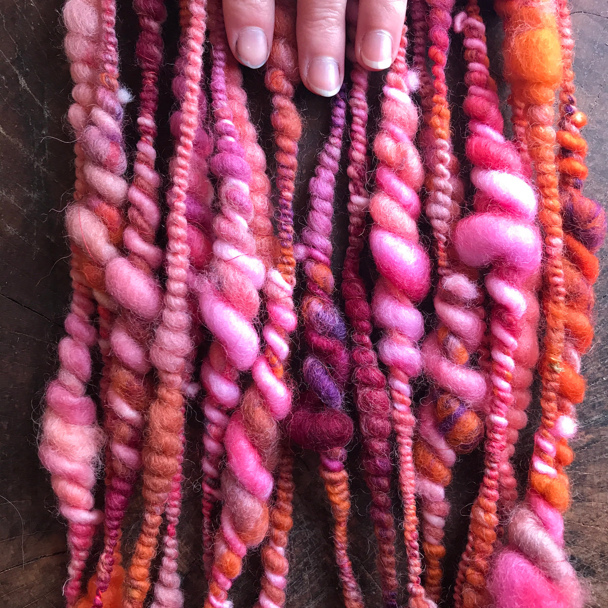 Orange art yarn 100g - Mynoush