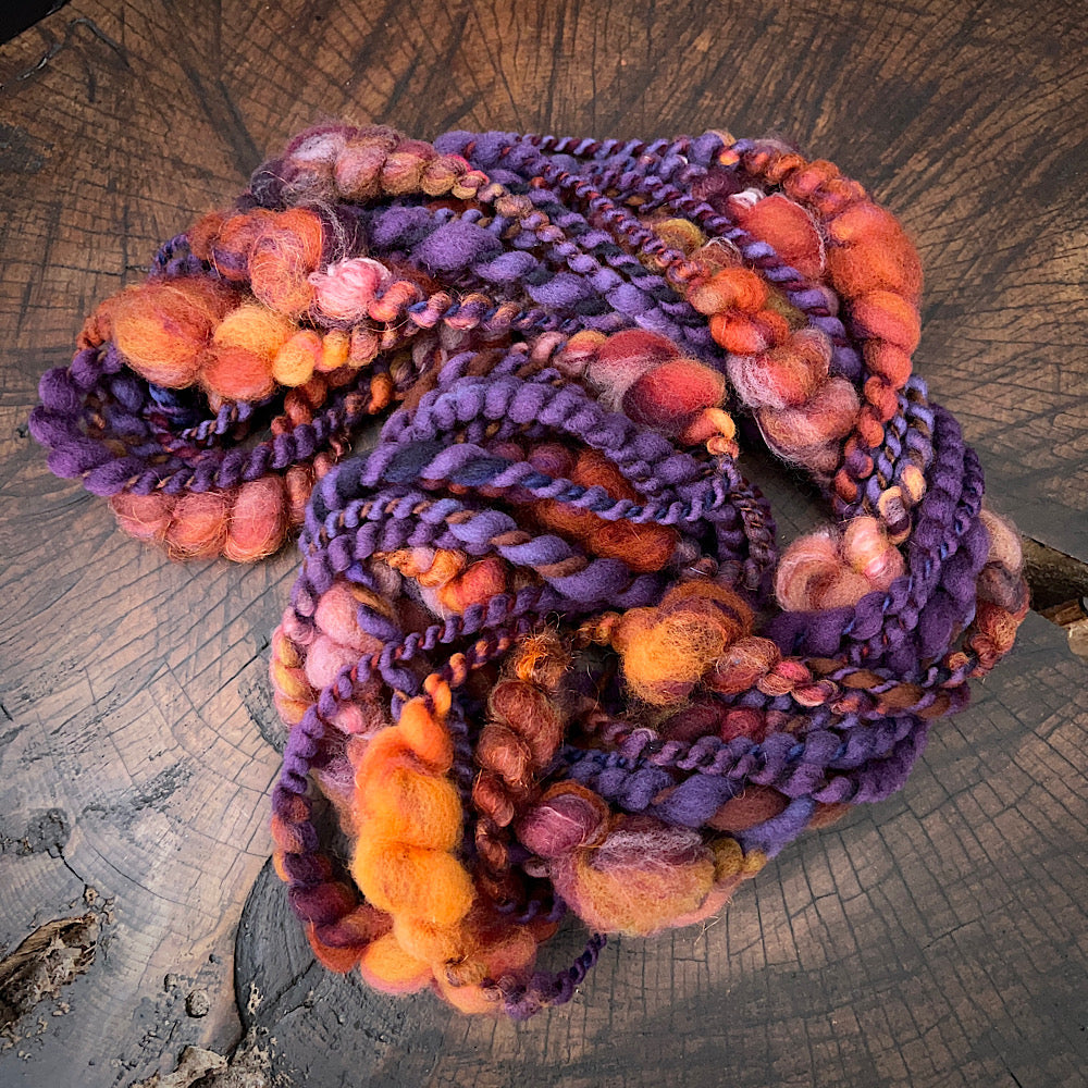Art yarn for weaving