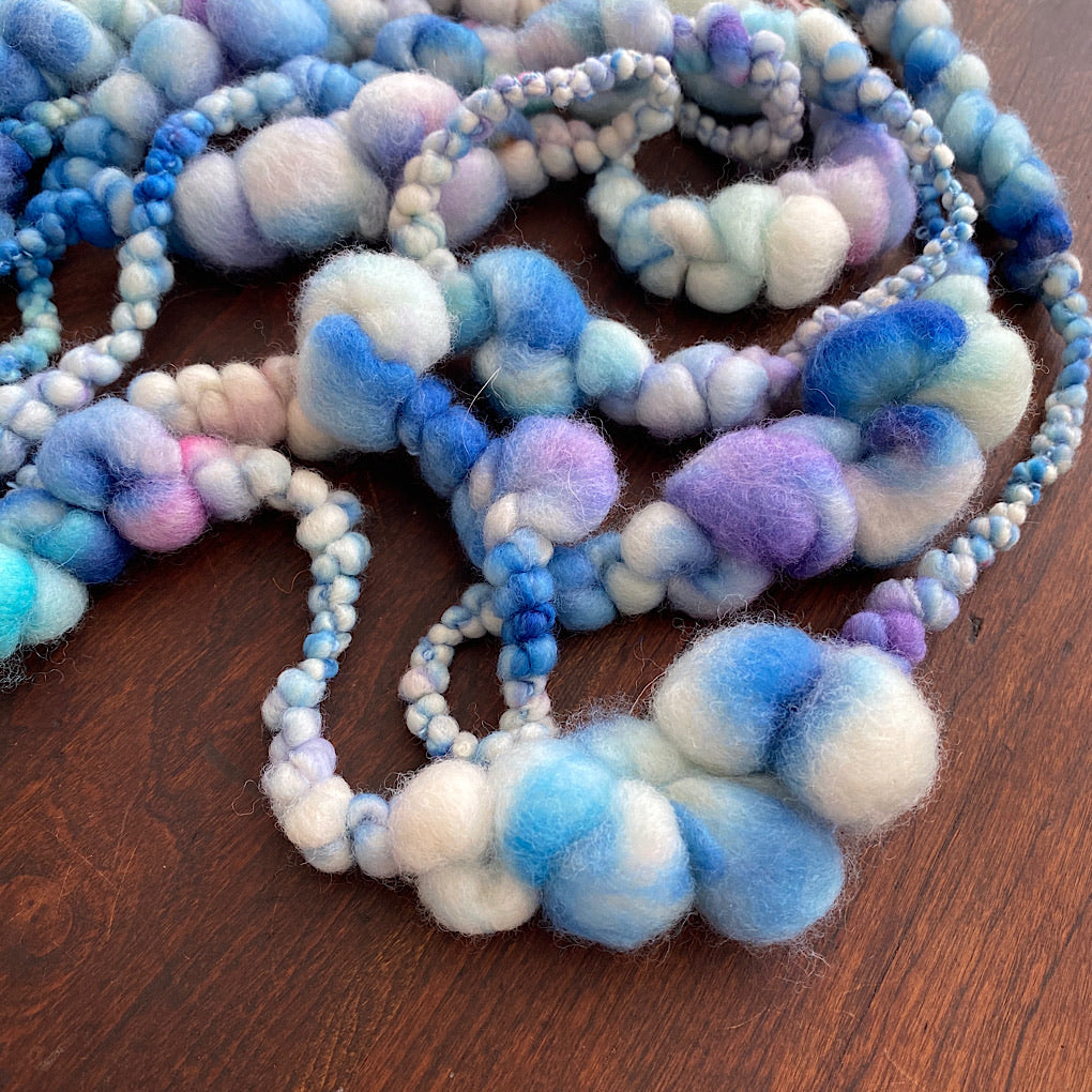 Denim Jumbo boucle art yarn