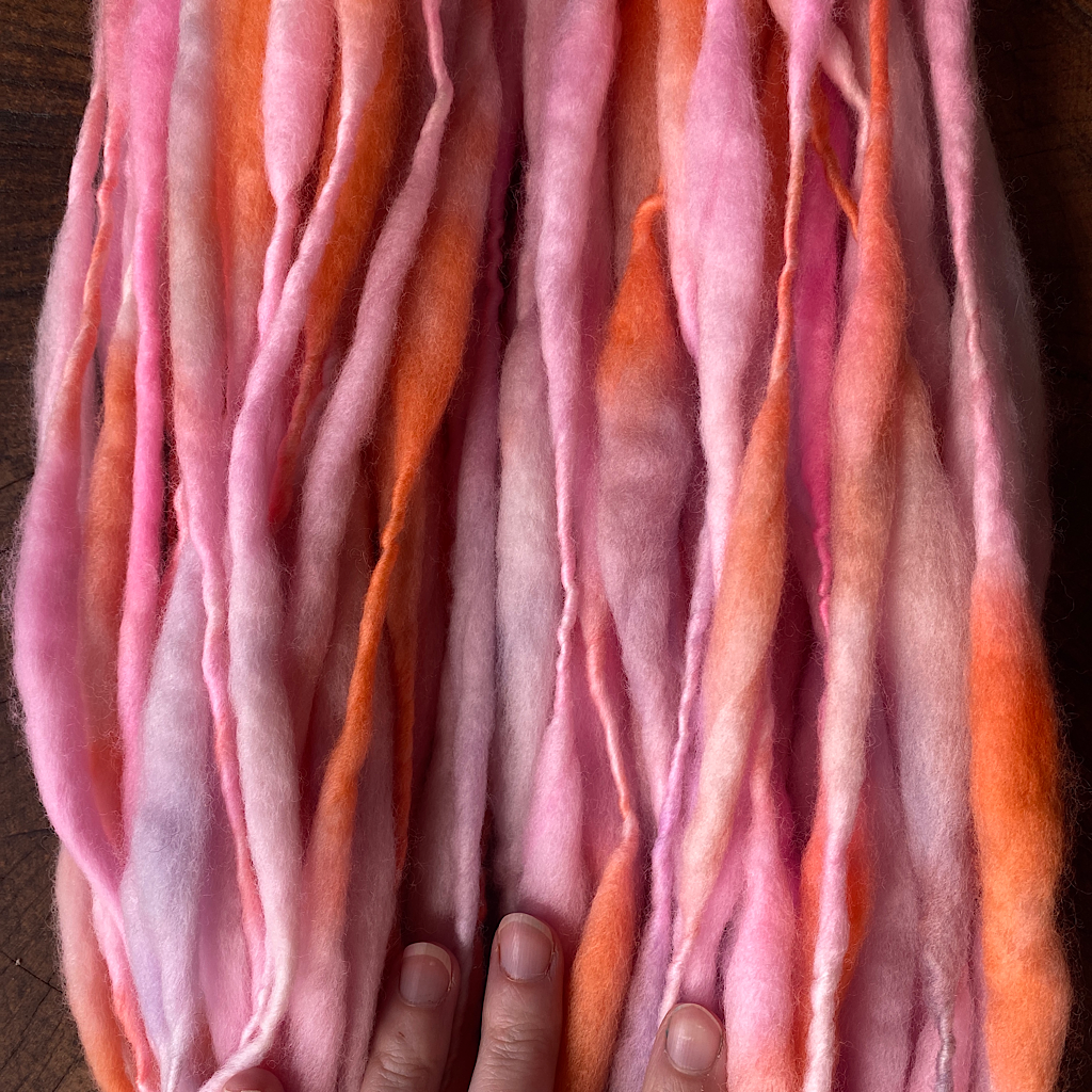 Merino hand spun yarn