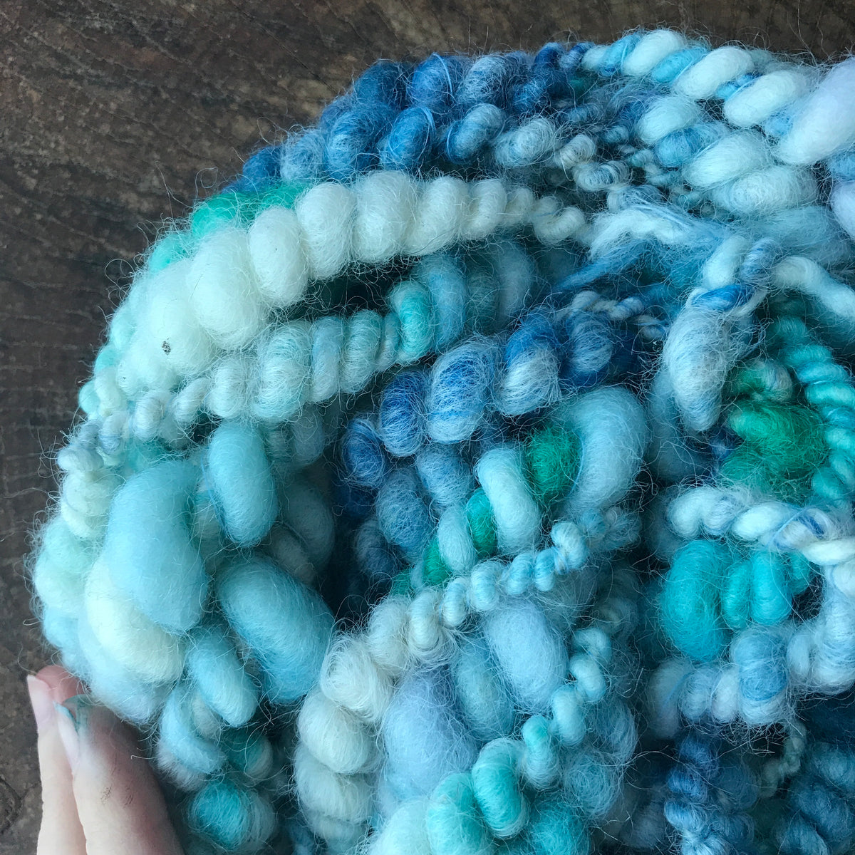 Blue  art yarn 100g - Mynoush