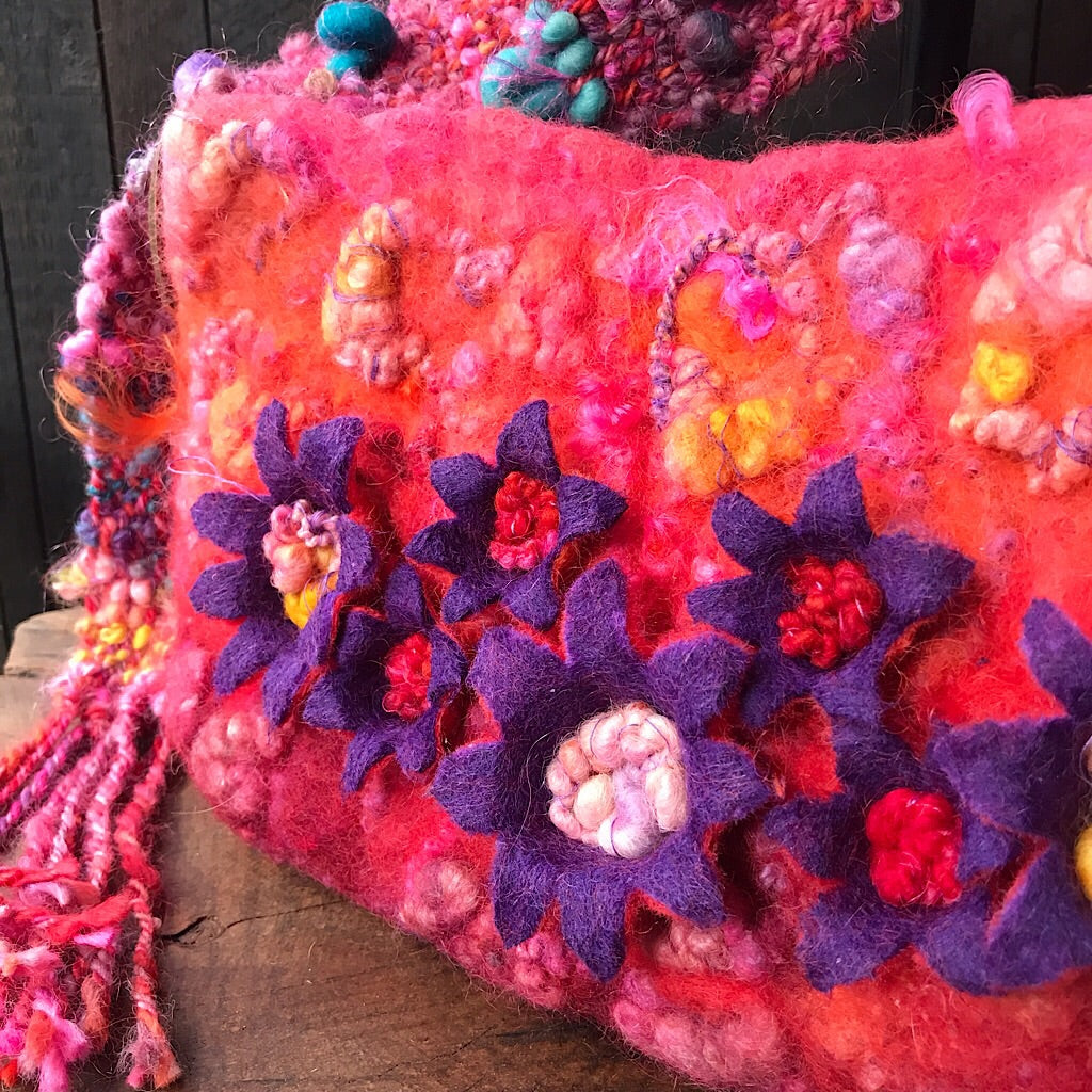 Felted handbag