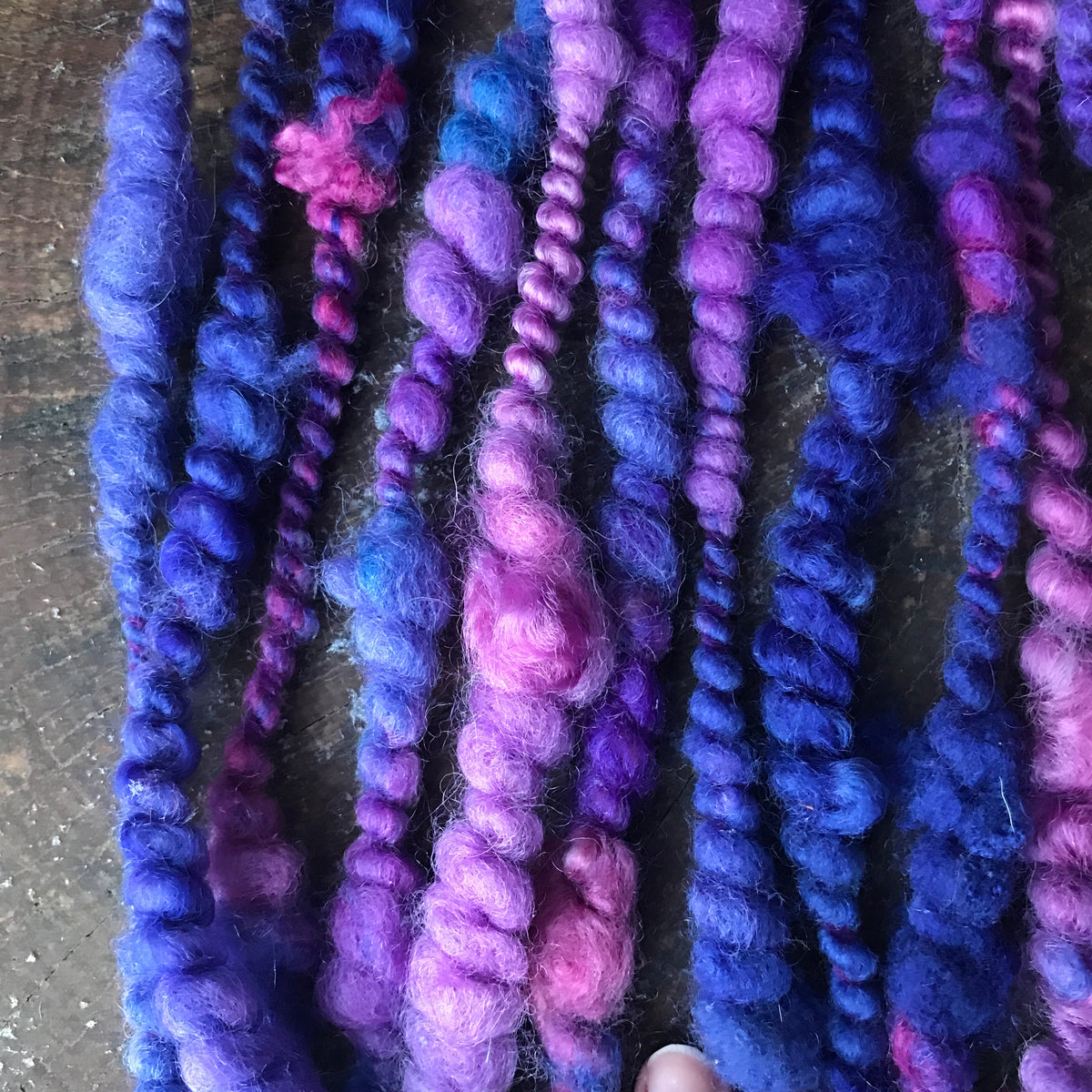 Purple art yarn 70g - Mynoush