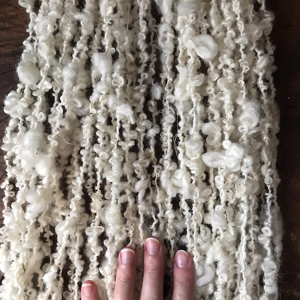 Au naturel Boucle yarn