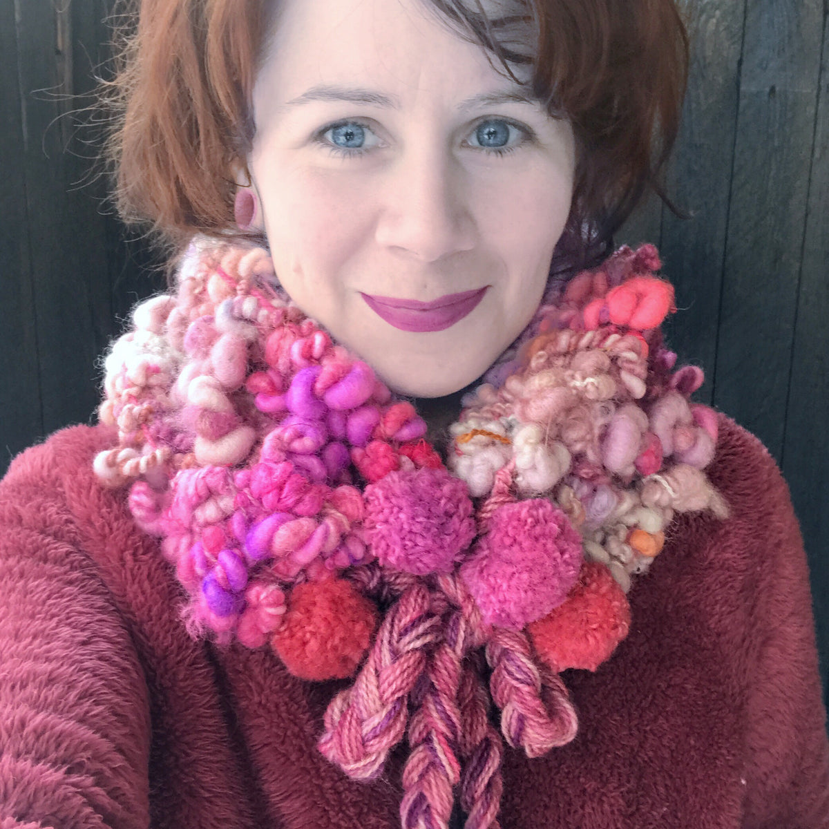 Pink cowl Col rose - Mynoush