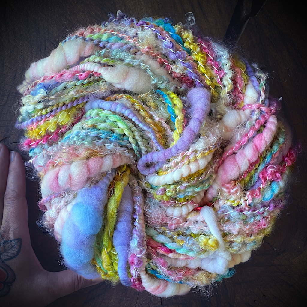Unicorn mohair silk art yarn