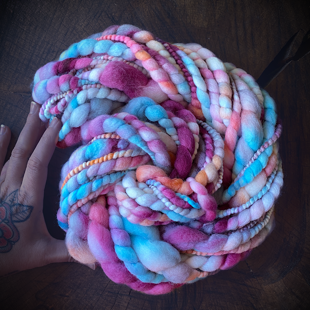 Ciel amoureux jumbo merino yarn