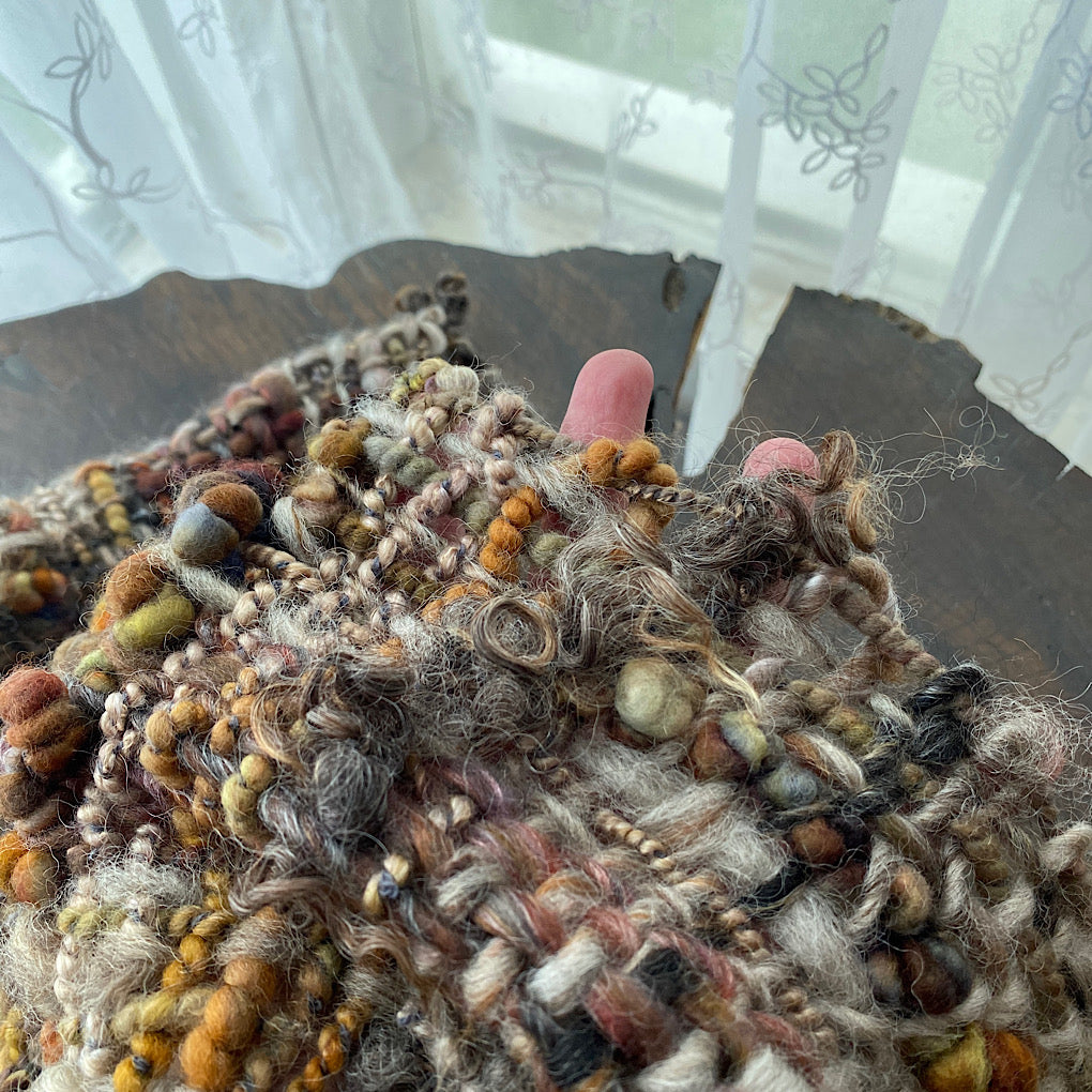 Scarf - Birch wood - merino silk tencel