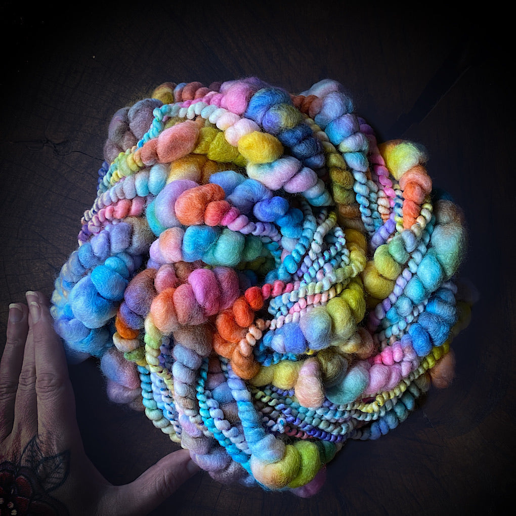 Happy Extreme beehives merino yarn