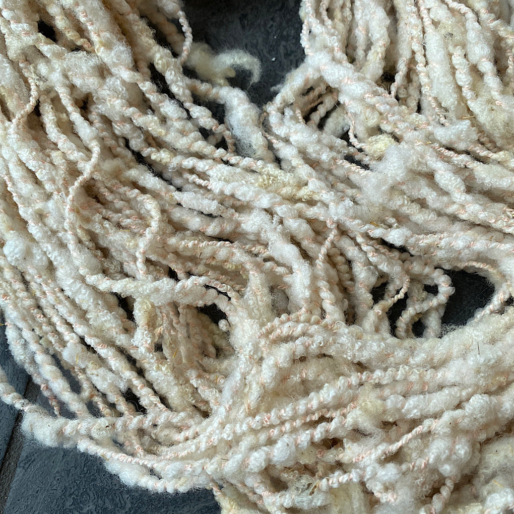 Set of art yarn- weaving kit