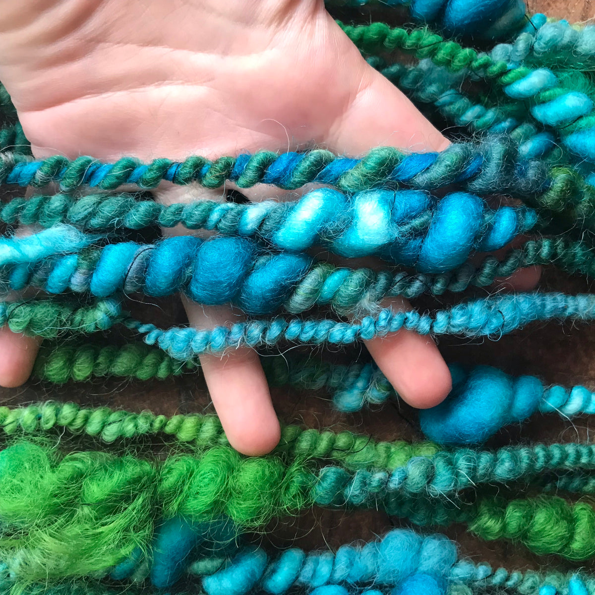 Turquoise Green  art yarn  100g 17y - Mynoush