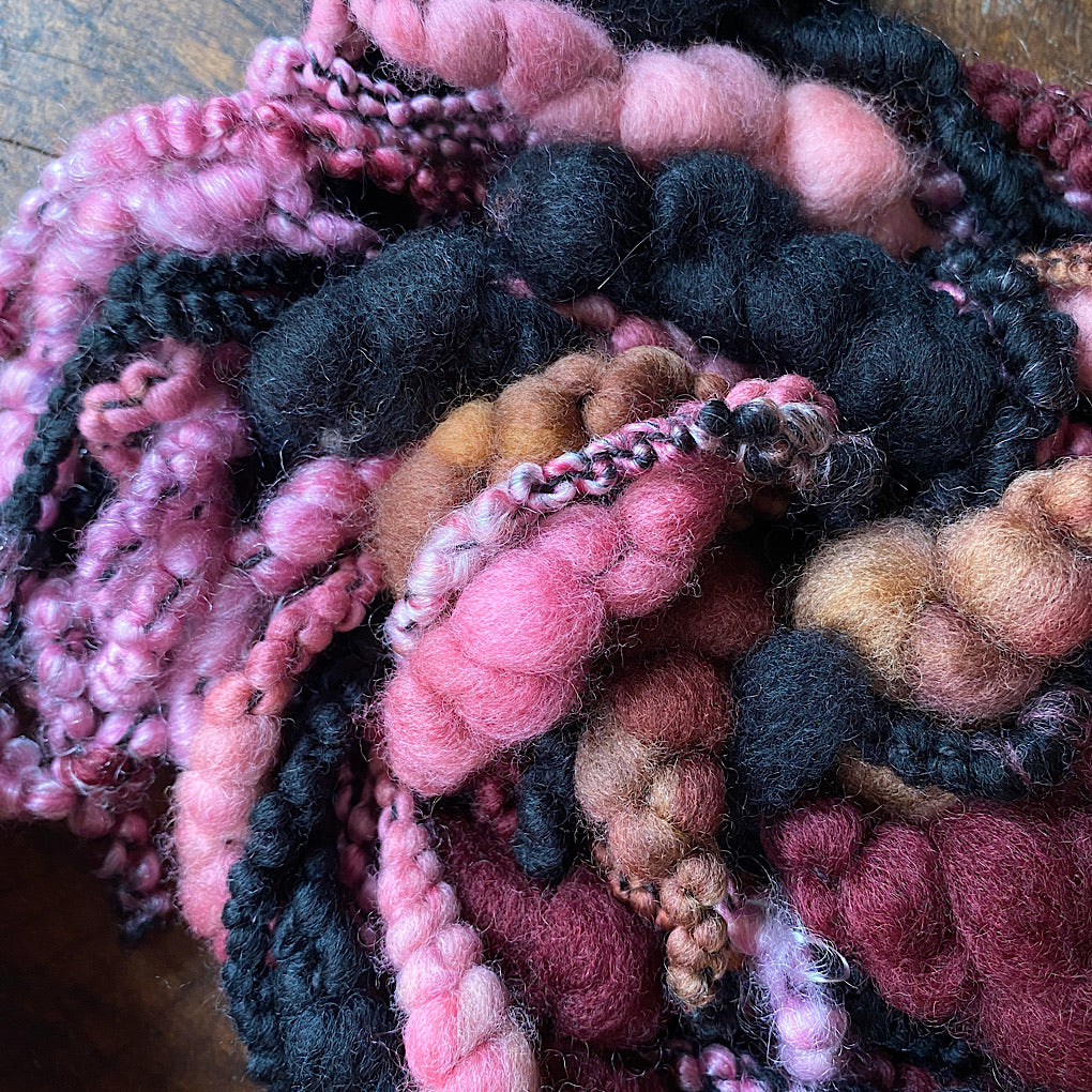 Mini skein Jumbo boucle Art yarn