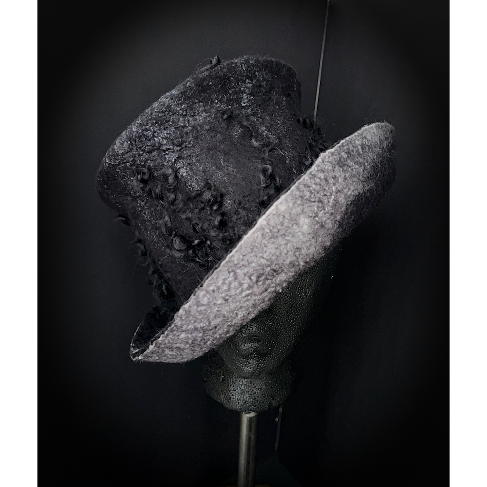 Felted top hat  - 23”