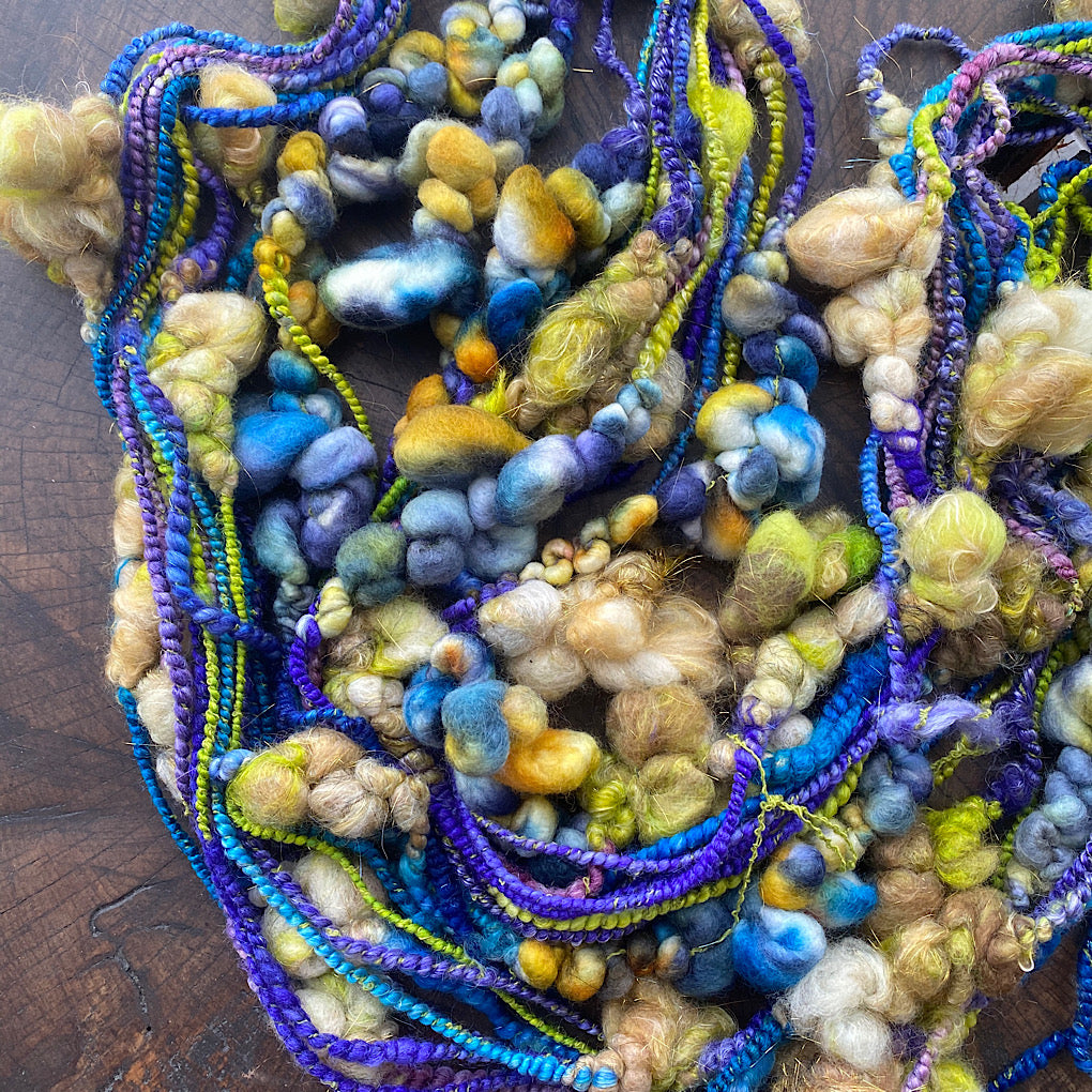 Starry Night Merino silk art yarn