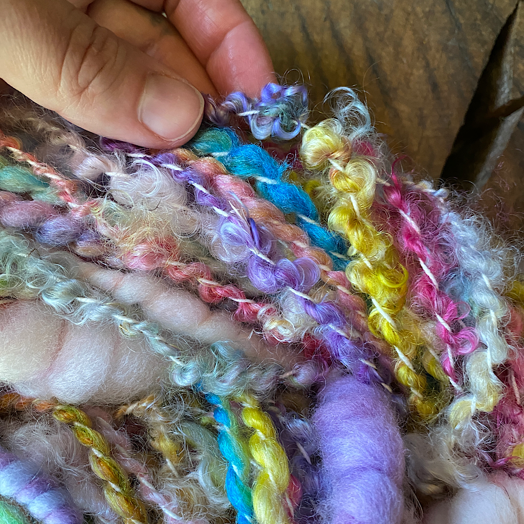 Unicorn mohair silk art yarn
