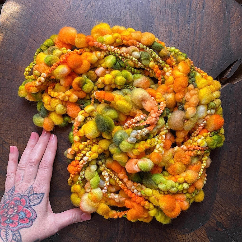 Fresh carrots Jumbo boucle Art yarn