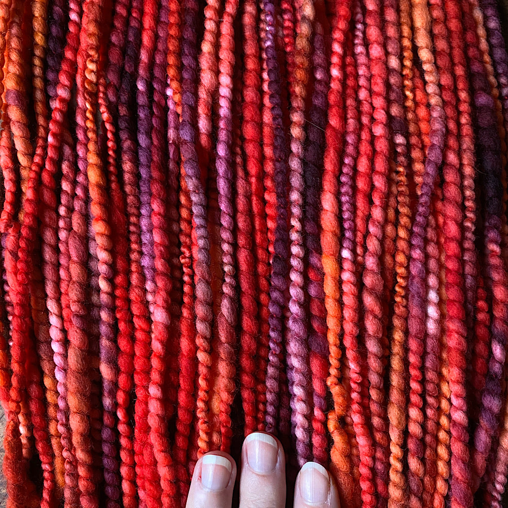 Mosaic Merino spiral yarn