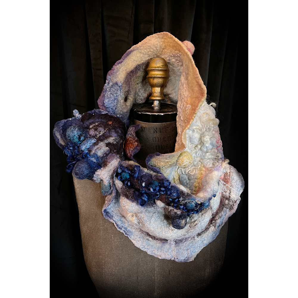2022 Landscape serie  - felted scarf