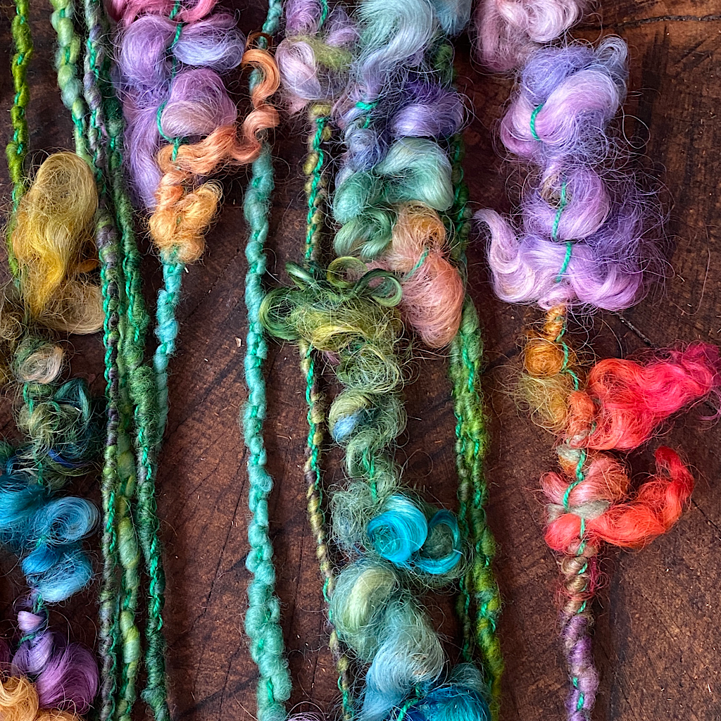 Spring is here Art yarn