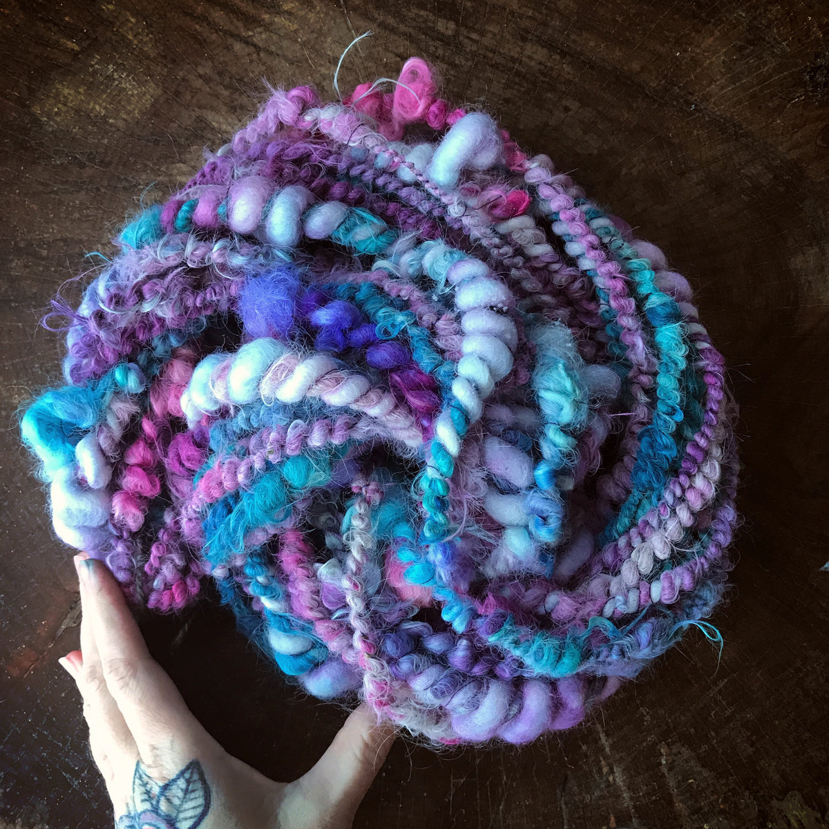 Purple alpaca yarn 100g - Mynoush