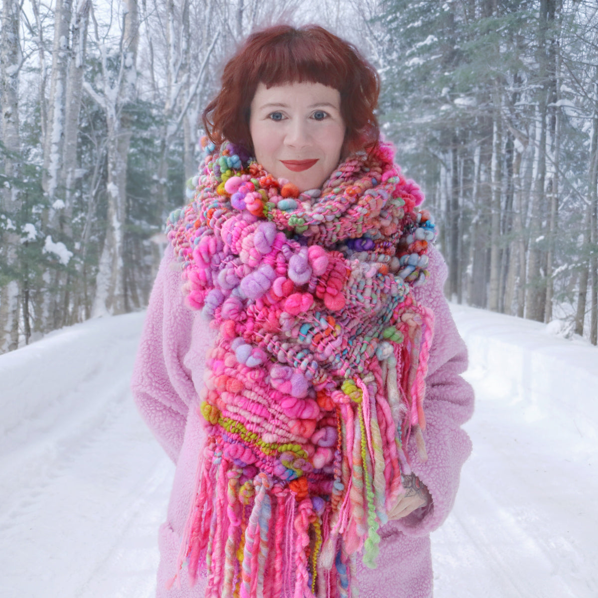 Rainbow scarf Foulard arc-en-ciel - Mynoush