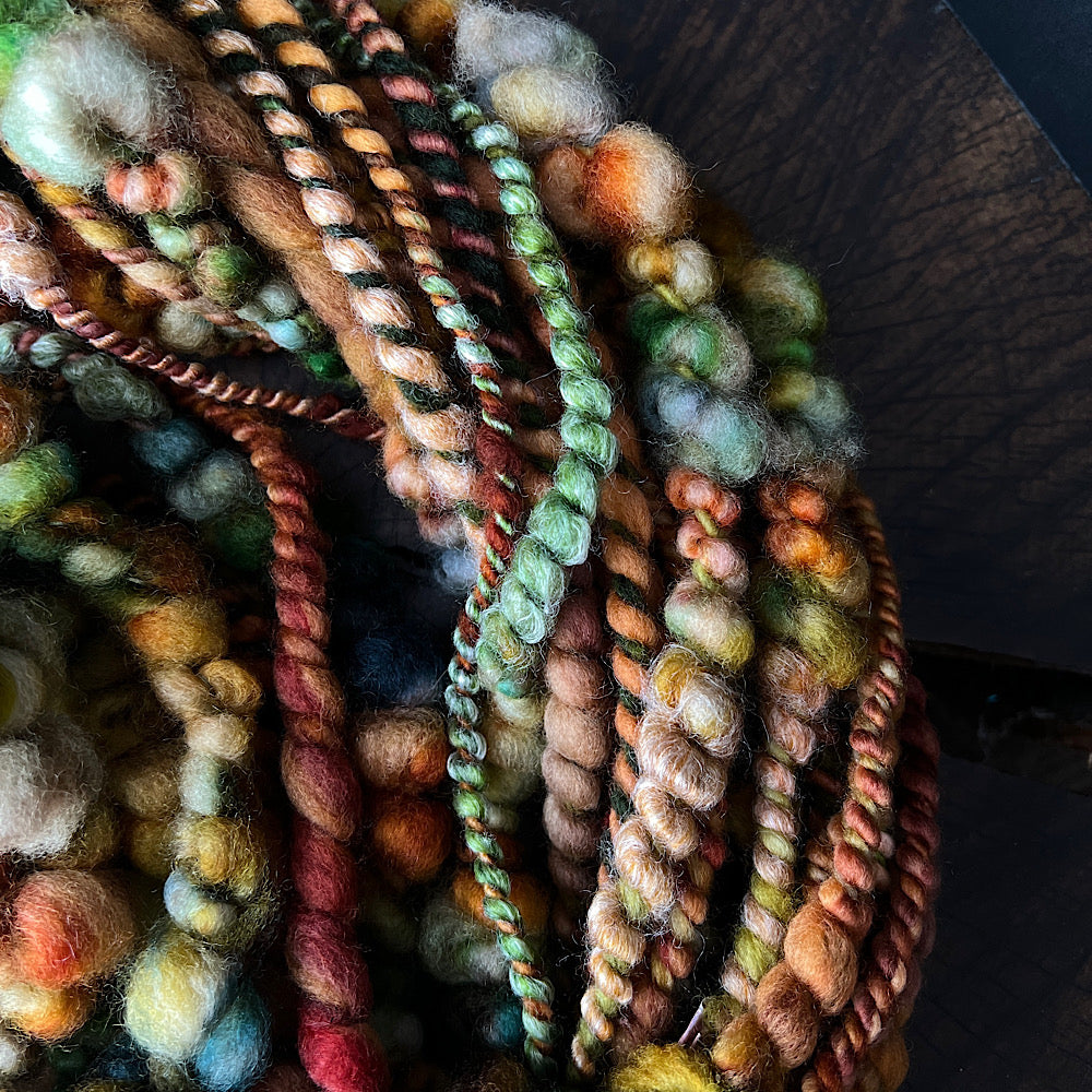 Caramel pistachio - art yarn