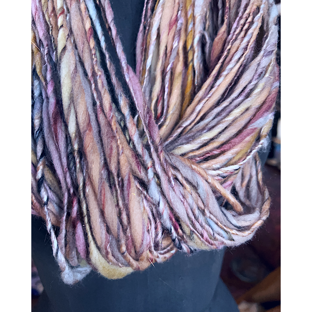 Hand spun yarn single