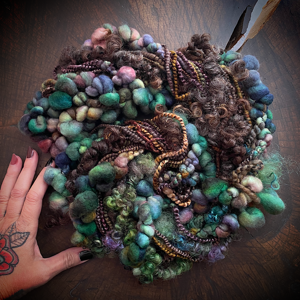 New moon forest Signature art yarn