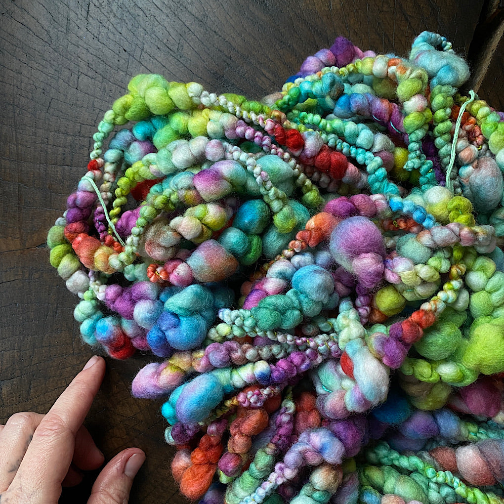 Beau soleil Jumbo boucle Art yarn
