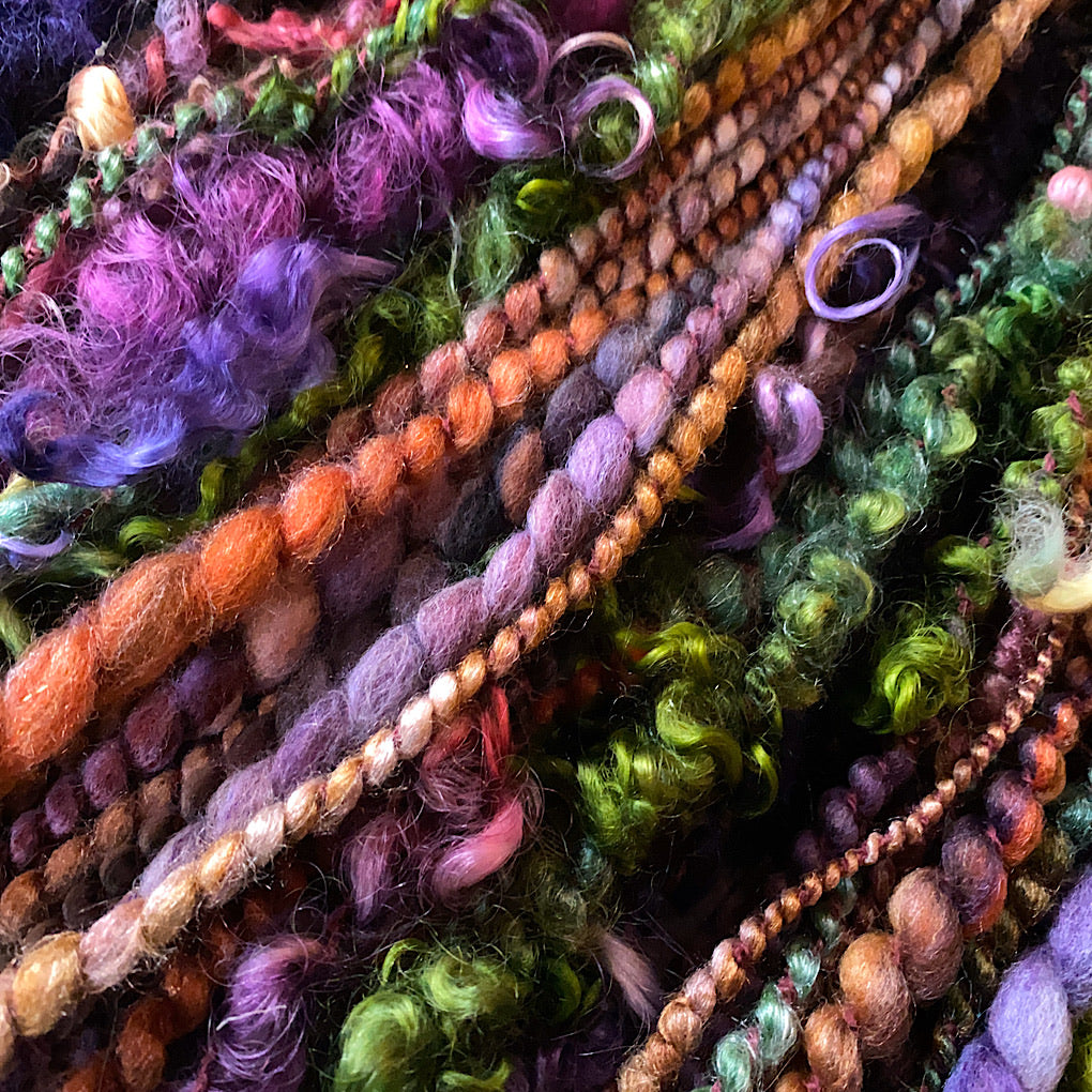 Passionate One-of-a-kind Silk art yarn