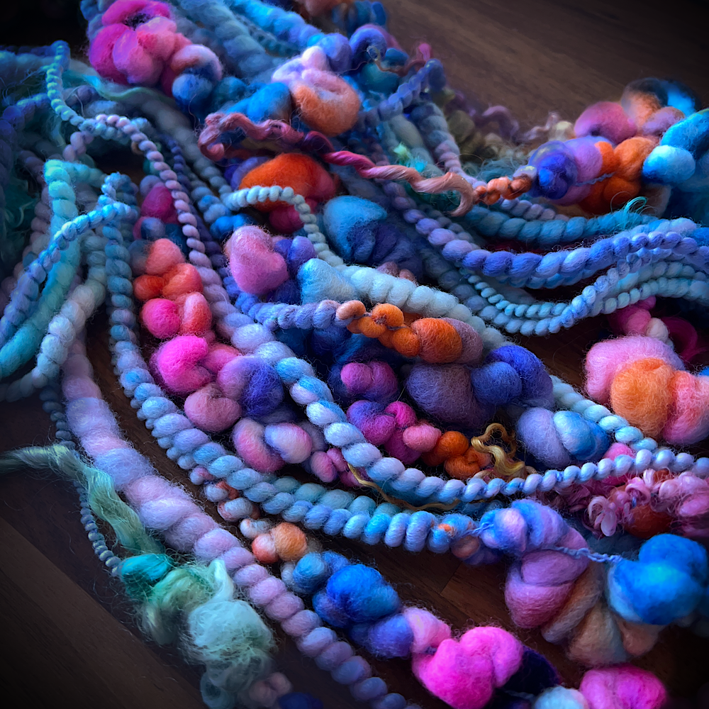 Licorne 2 skeins Set reserved for M. - set of jumbo art yarn