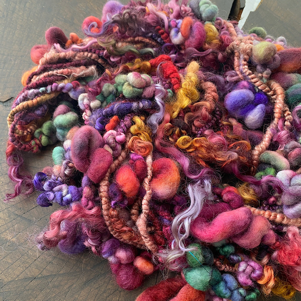 Golden Mina Signature silk art yarn